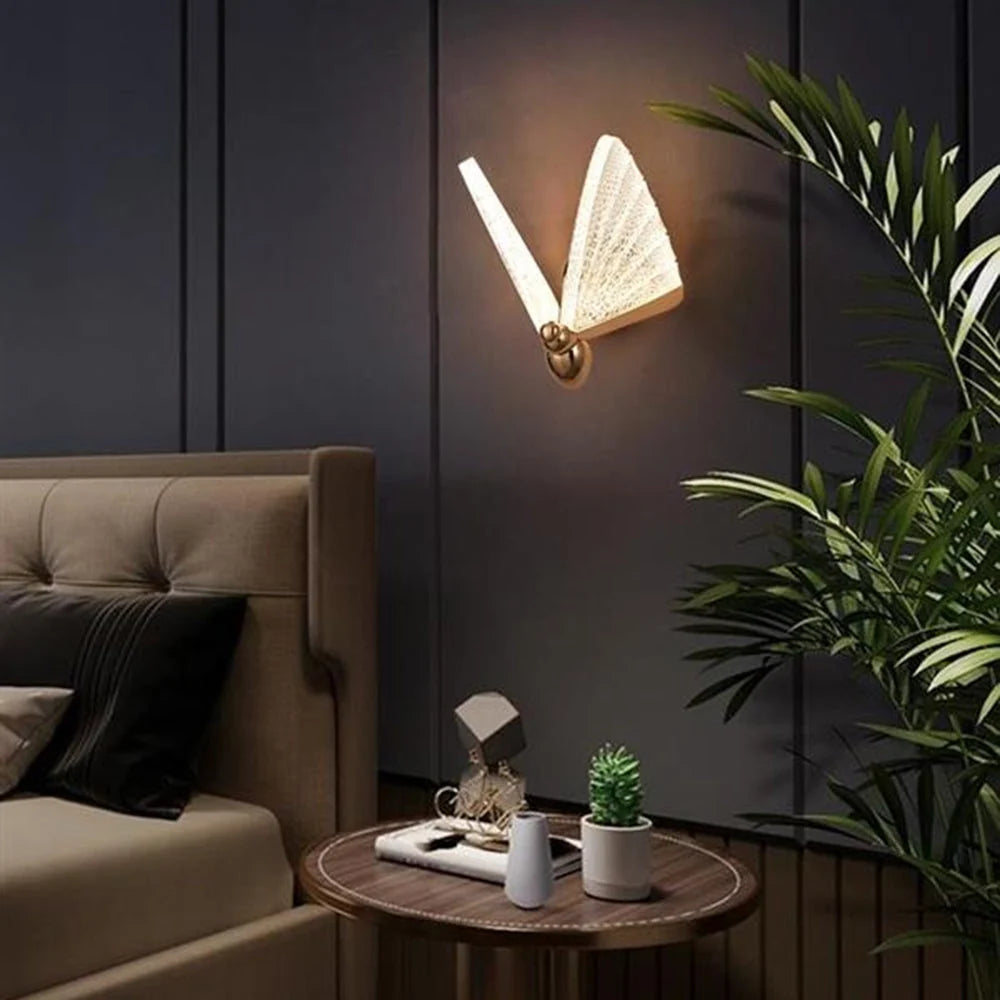 Pendant Light | Butterfly Metal & Acrylic LED Included