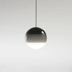 Pendant Light | Colorful Glass Shade & Metal Fixture