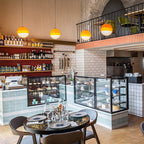 Pendant Light | Colorful Glass Shade & Metal Fixture