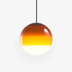 Pendant Light | Colorful Glass Shade & Metal Fixture