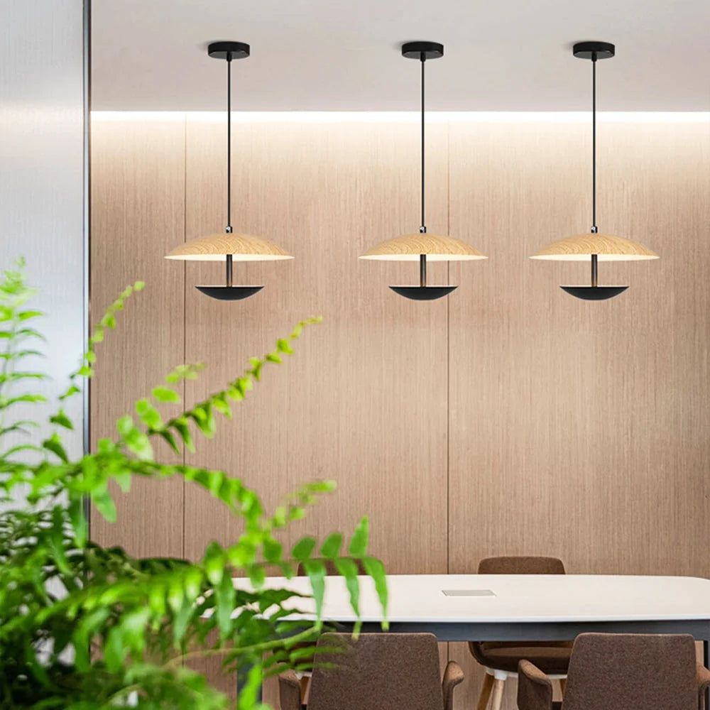 Pendant Light | Cone Metal Shade & Warm LED | Adjustable Cord