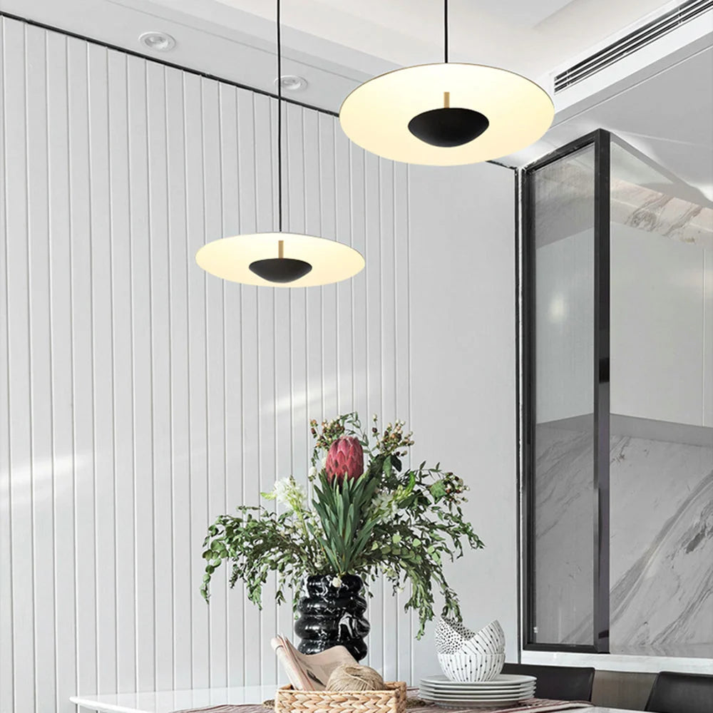 Pendant Light | Cone Metal Shade & Warm LED | Adjustable Cord