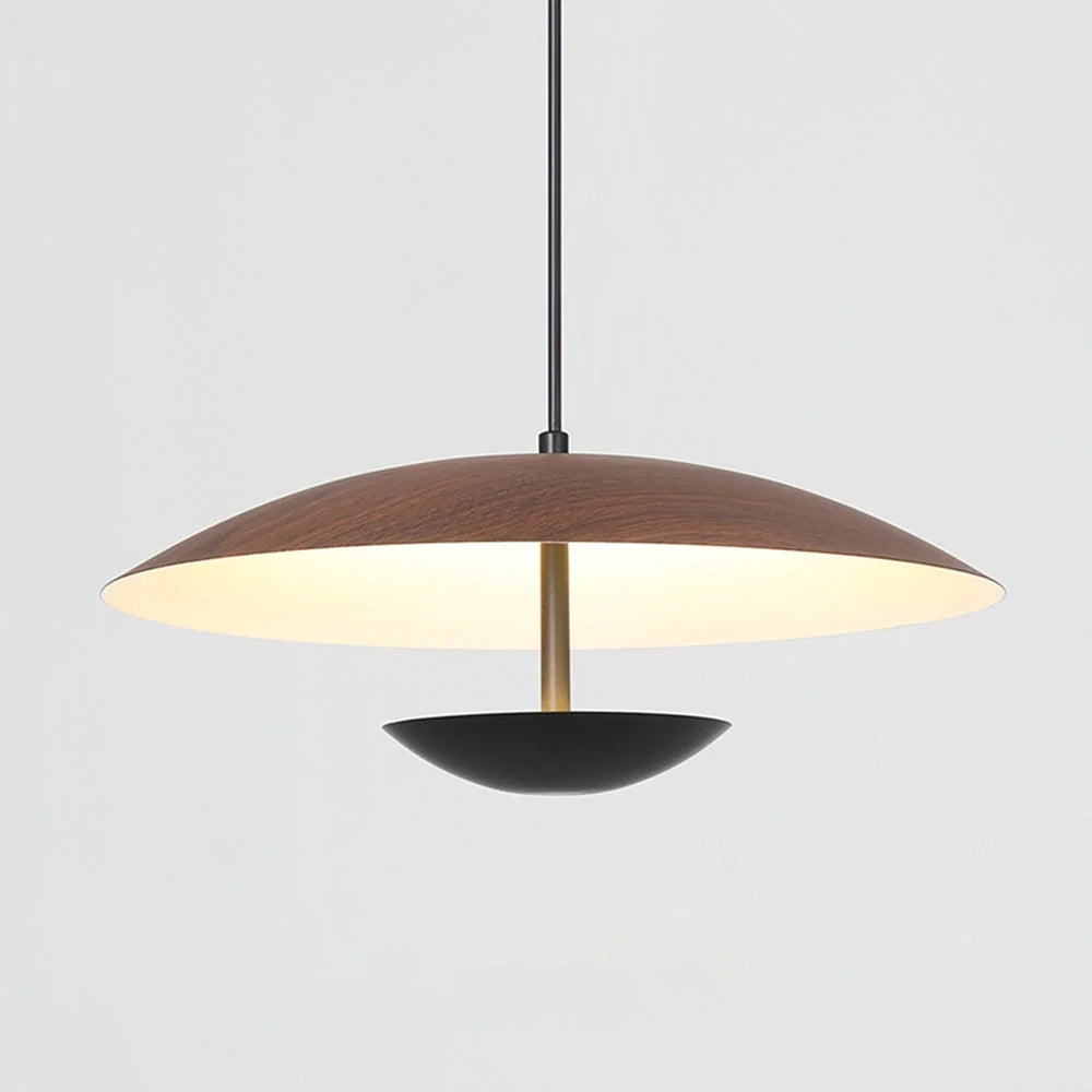 Pendant Light | Cone Metal Shade & Warm LED | Adjustable Cord