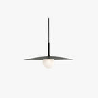 Pendant Light | Dish-Shade Glass & Metal | Adjustable Cord