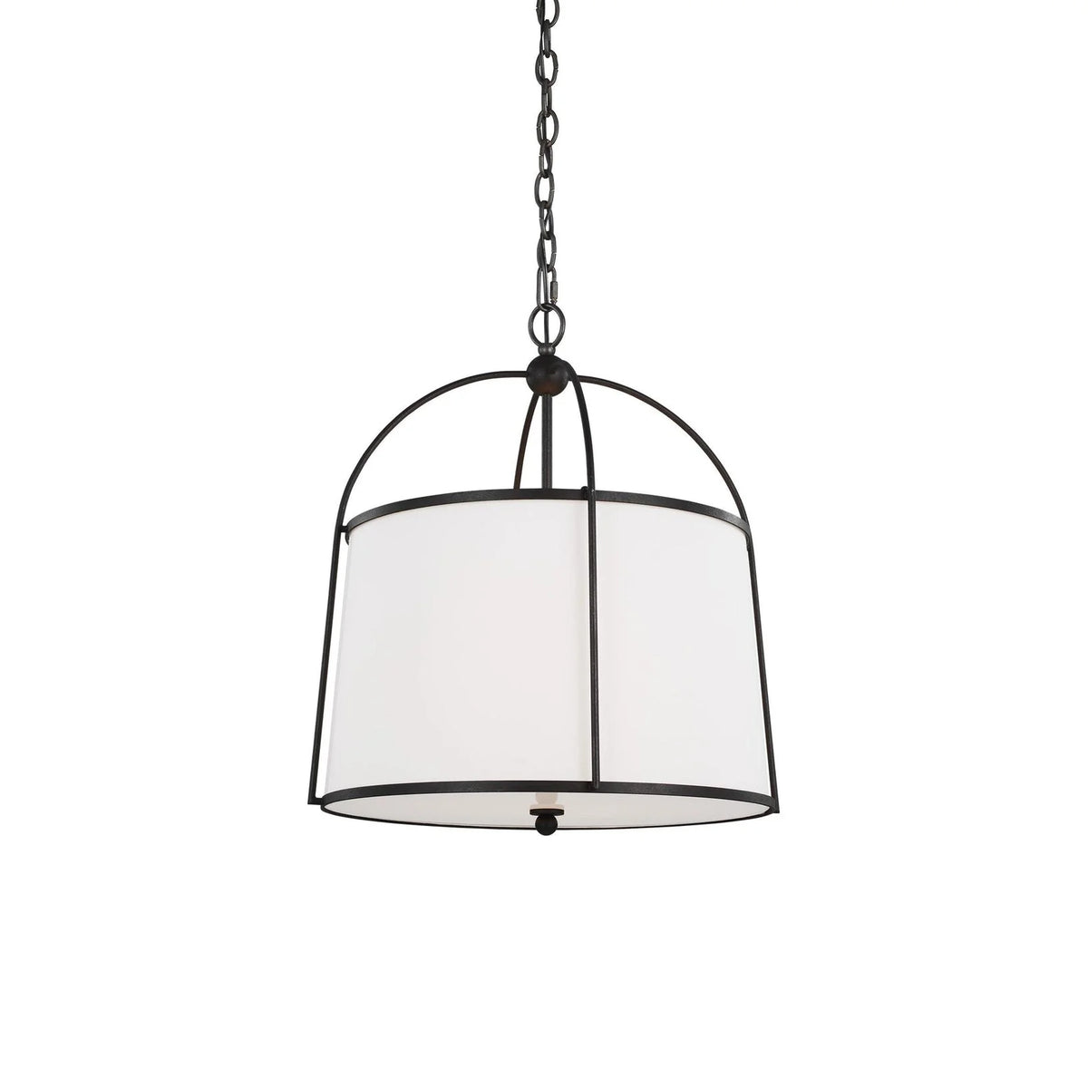 Pendant Light | Fabric Shade & Iron Body | Two Sizes