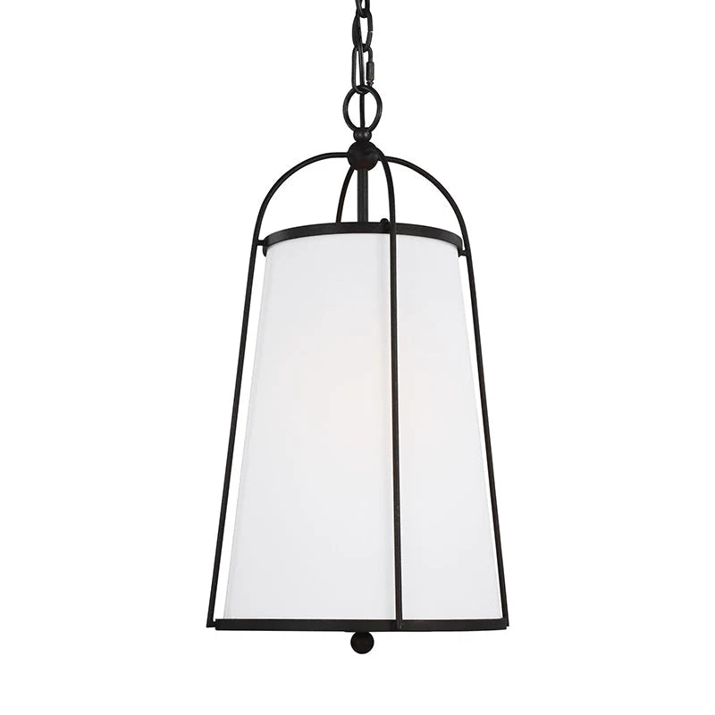 Pendant Light | Fabric Shade & Iron Body | Two Sizes