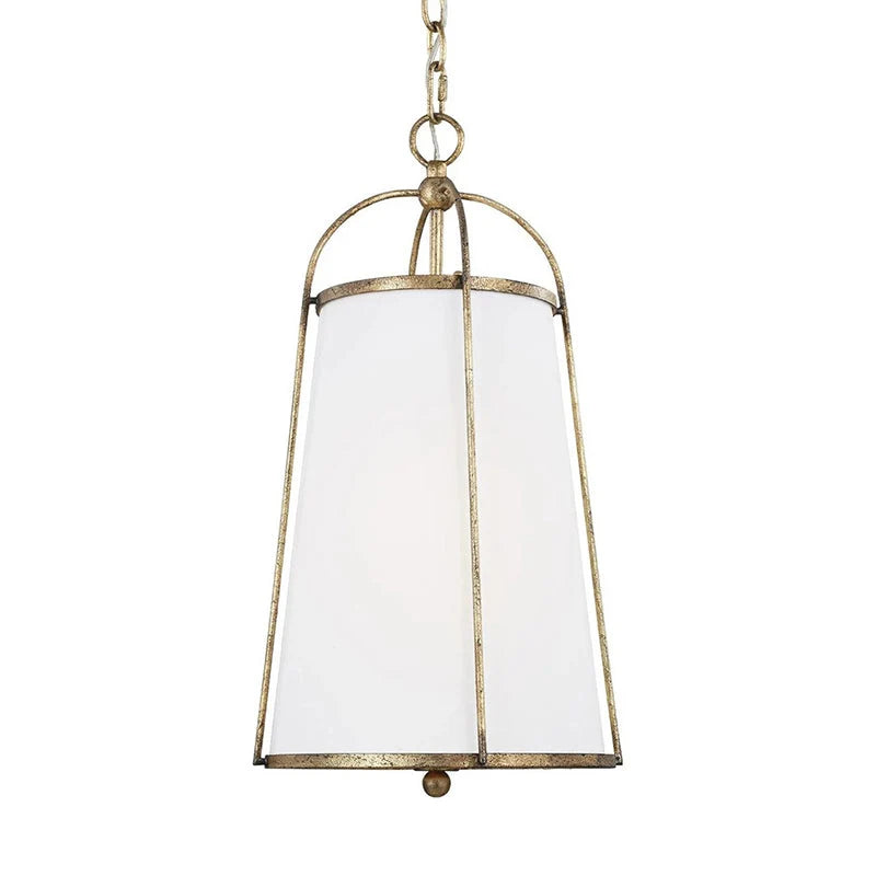 Pendant Light | Fabric Shade & Iron Body | Two Sizes