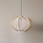 Pendant Light | Fabric Shade & Wood Frame | 30–60 cm