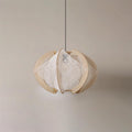 Pendant Light | Fabric Shade & Wood Frame | 30–60 cm