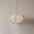 Pendant Light | Fabric Shade & Wood Frame | 30–60 cm