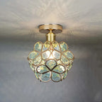 Pendant Light | Floral Petal Design & Warm Glow | 30 cm Diameter