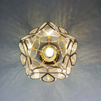 Pendant Light | Floral Petal Design & Warm Glow | 30 cm Diameter