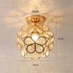Pendant Light | Floral Petal Design & Warm Glow | 30 cm Diameter