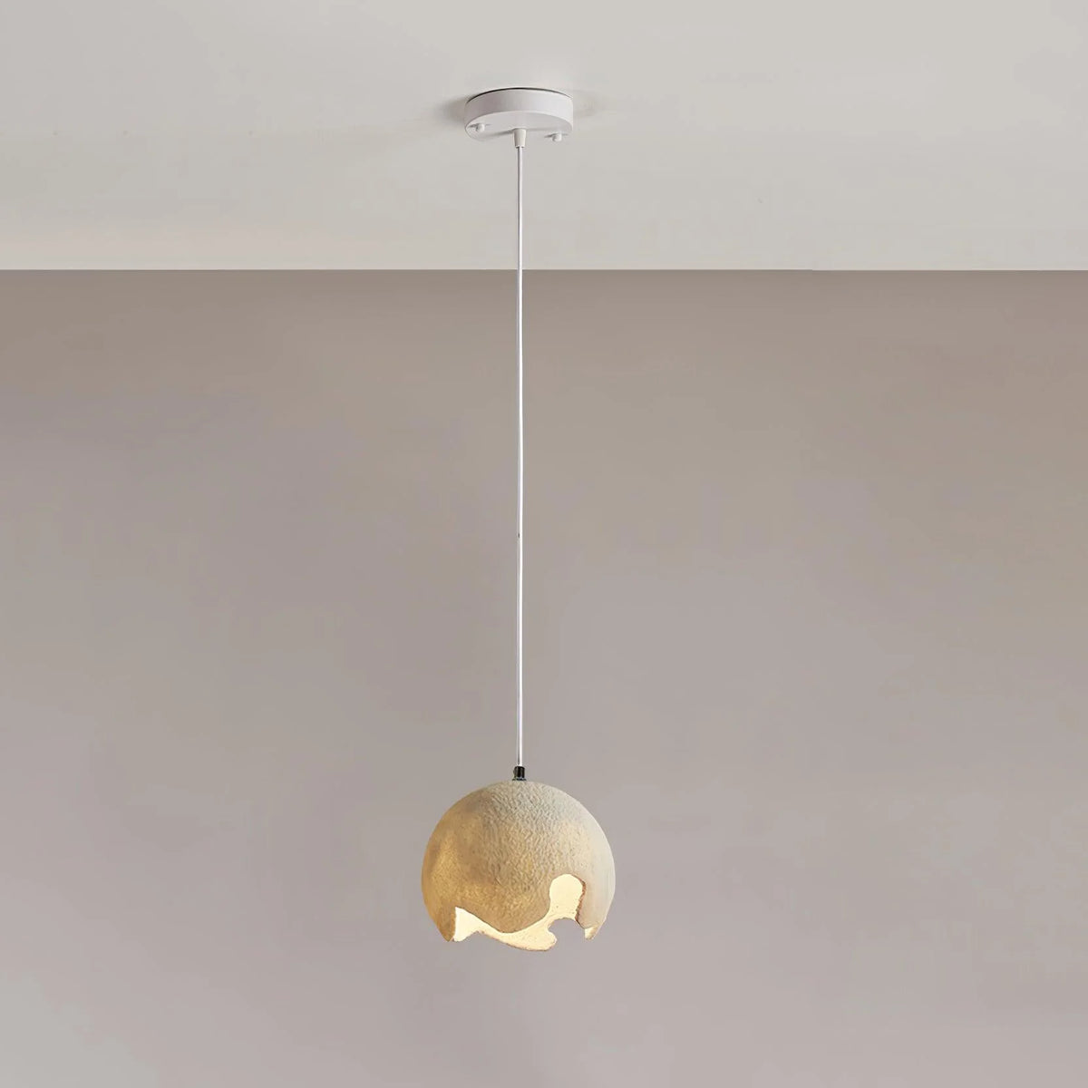 Pendant Light | Geometric Resin Shade & Metal Frame | Diameter 20/30/40 cm