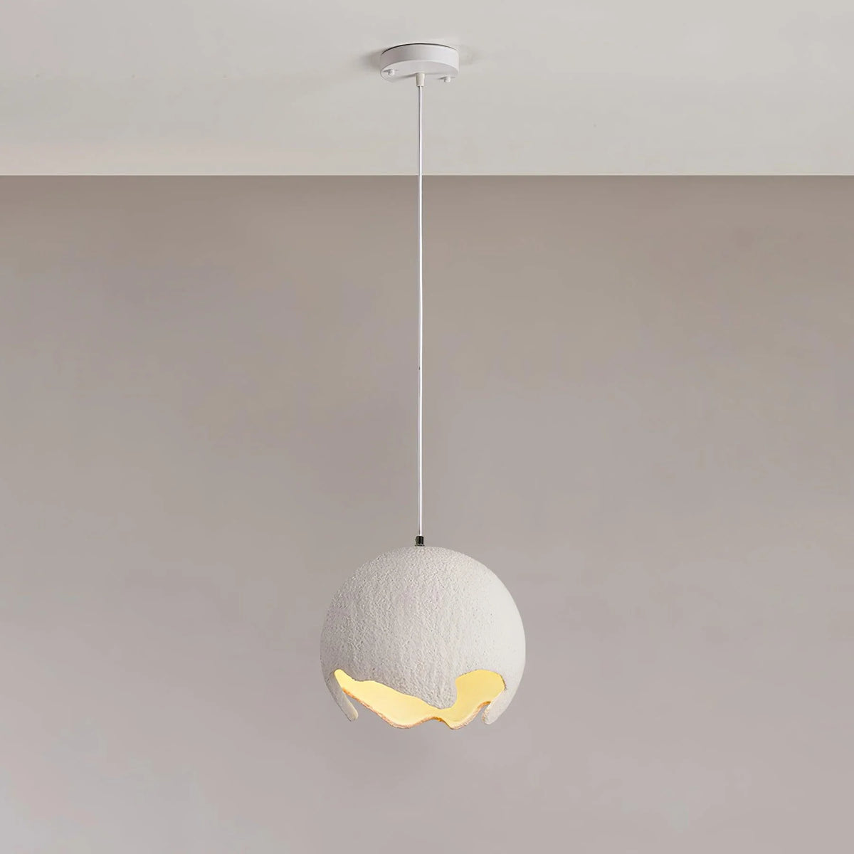 Pendant Light | Geometric Resin Shade & Metal Frame | Diameter 20/30/40 cm