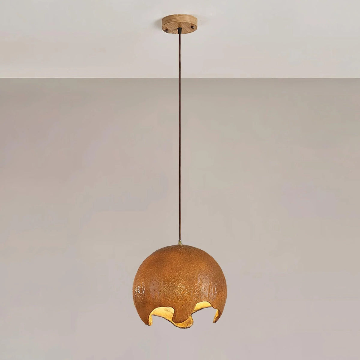 Pendant Light | Geometric Resin Shade & Metal Frame | Diameter 20/30/40 cm