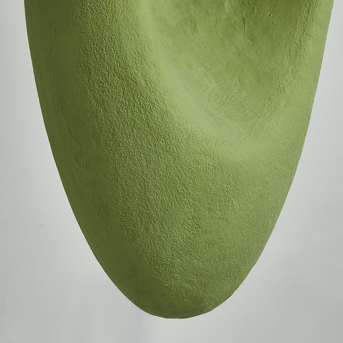 Pendant Light | Green Molded Polystyrene & LED-Compatible | 29 cm Diameter