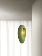 Pendant Light | Green Molded Polystyrene & LED-Compatible | 29 cm Diameter