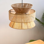 Pendant Light | Handwoven Rattan & Bamboo | Multiple Sizes