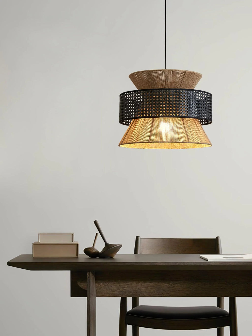 Pendant Light | Handwoven Rattan & Bamboo | Multiple Sizes