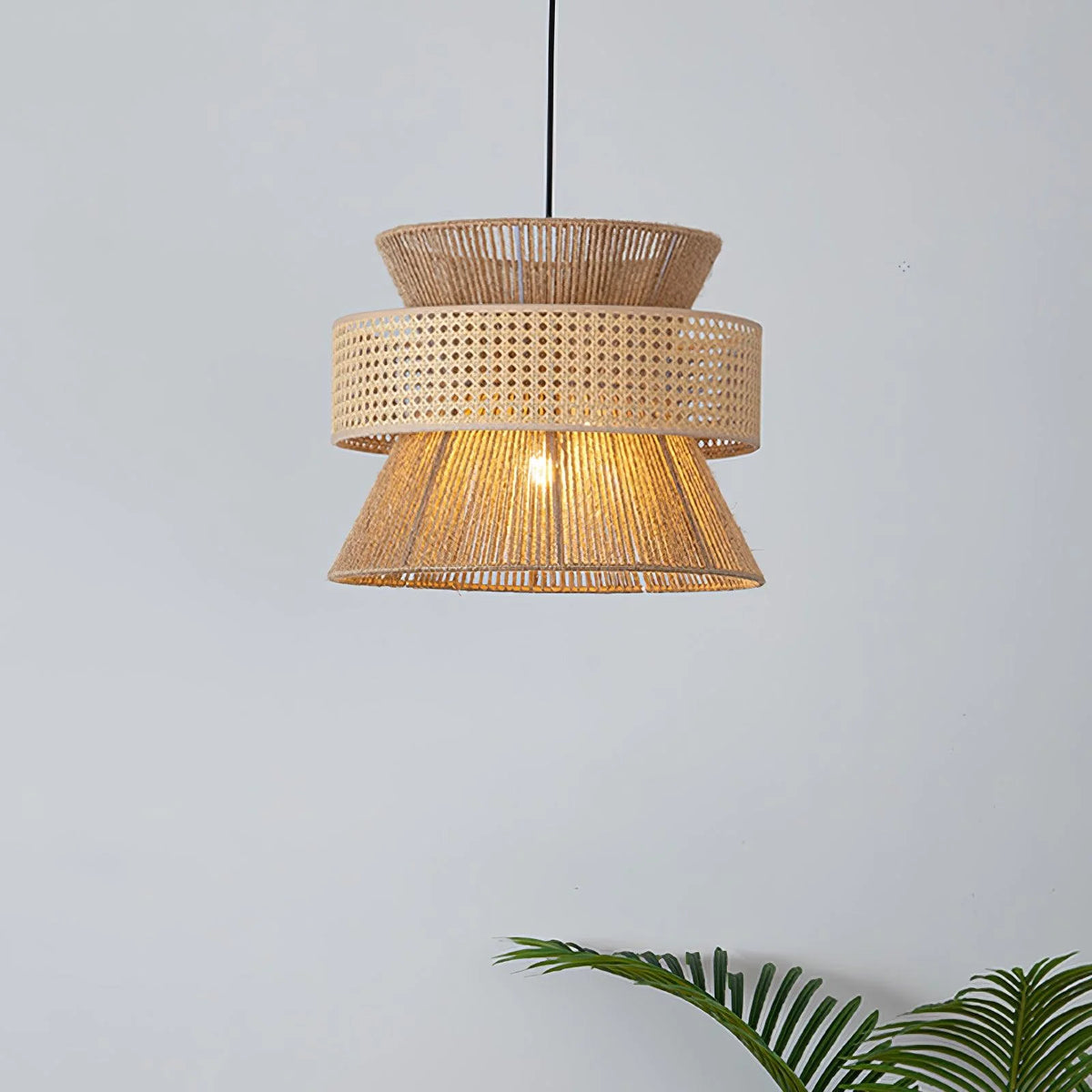 Pendant Light | Handwoven Rattan & Bamboo | Multiple Sizes