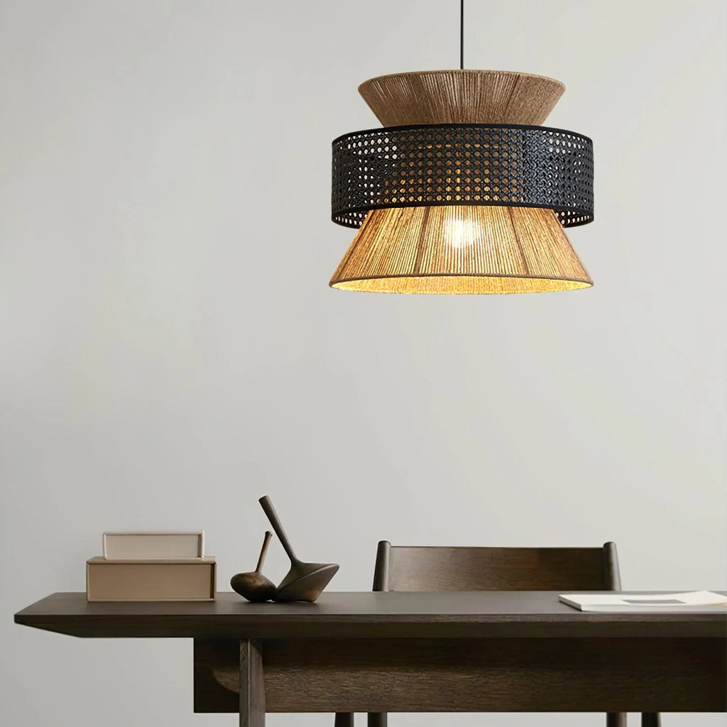 Pendant Light | Handwoven Rattan & Bamboo | Multiple Sizes
