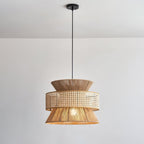 Pendant Light | Handwoven Rattan & Bamboo | Multiple Sizes