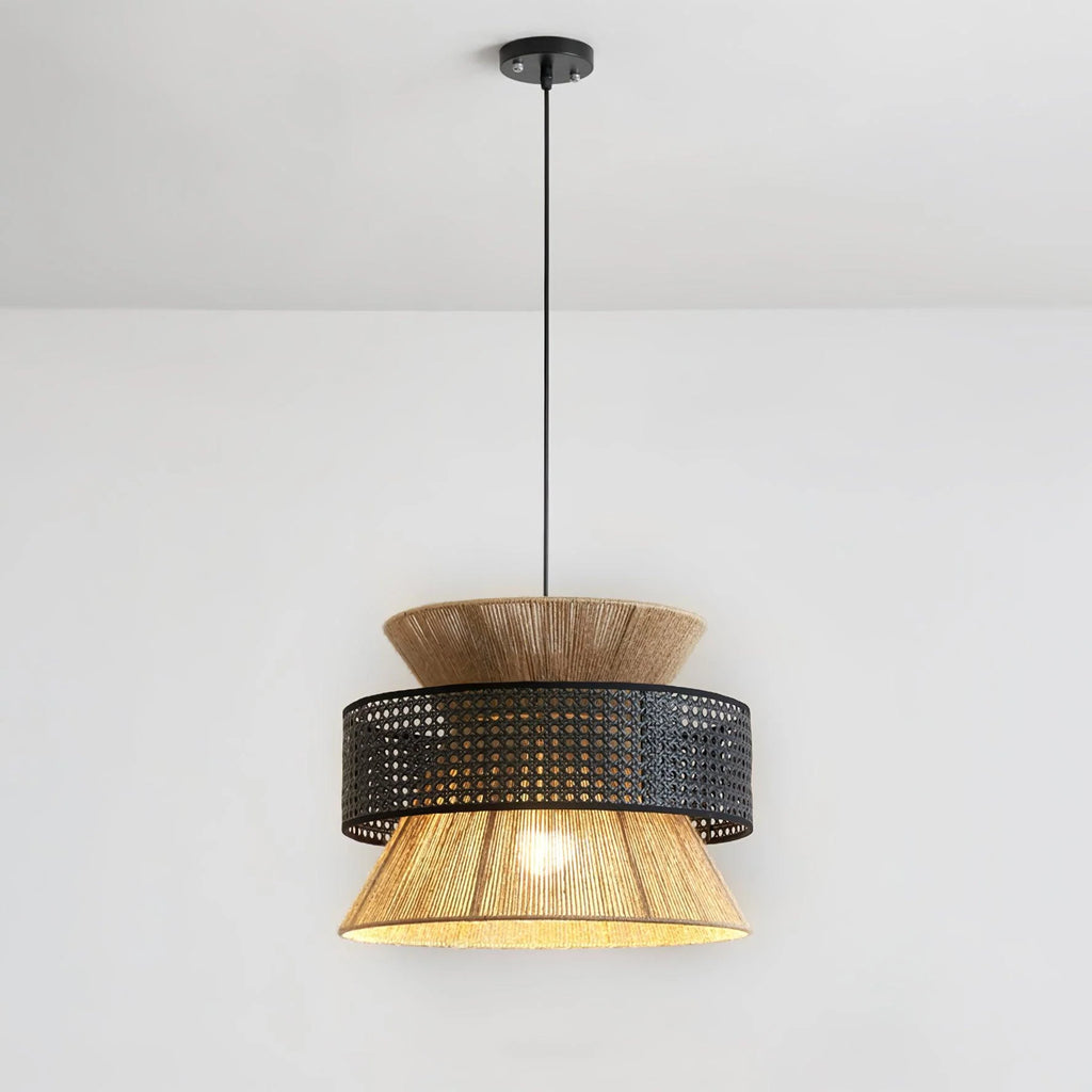 Pendant Light | Handwoven Rattan & Bamboo | Multiple Sizes