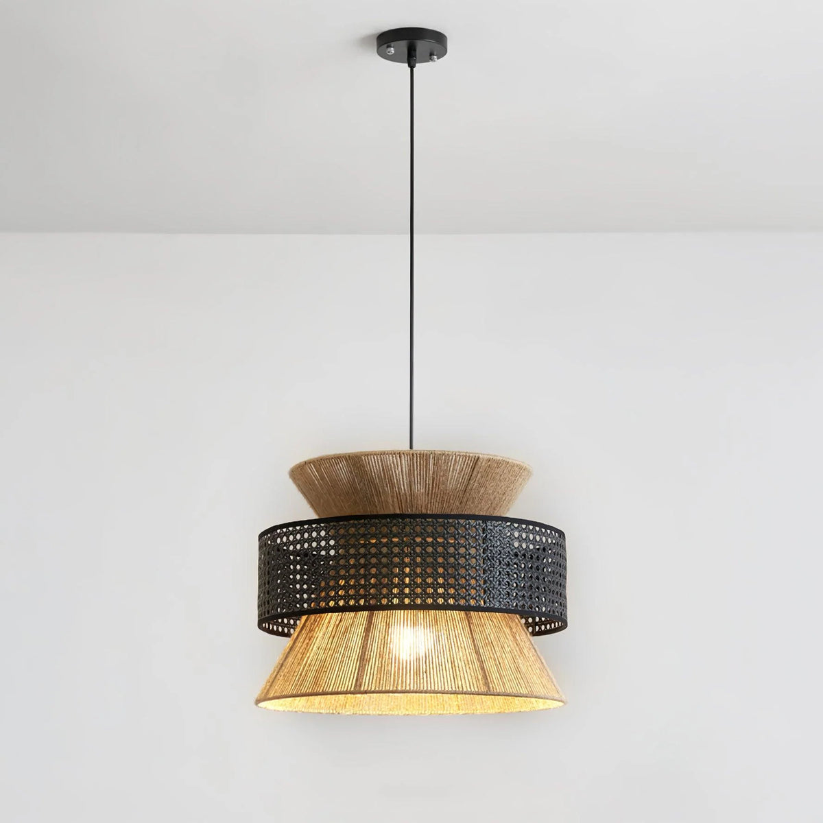 Pendant Light | Handwoven Rattan & Bamboo | Multiple Sizes