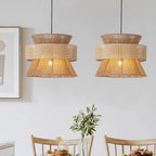 Pendant Light | Handwoven Rattan & Bamboo | Multiple Sizes