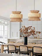 Pendant Light | Handwoven Rattan & Bamboo | Multiple Sizes