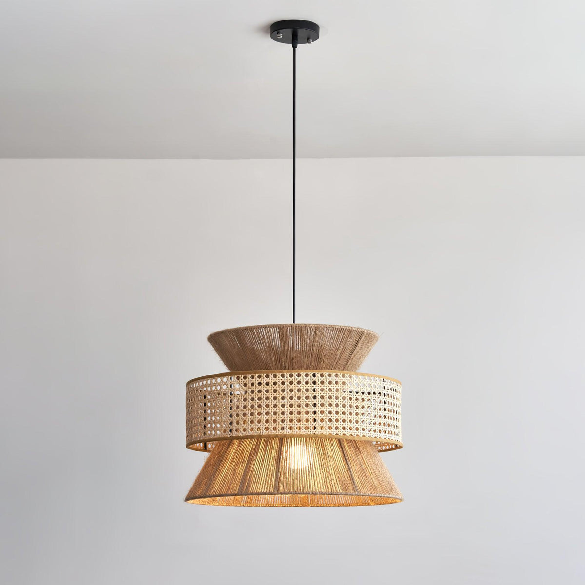 Pendant Light | Handwoven Rattan & Bamboo | Multiple Sizes