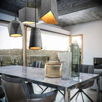 Pendant Light | Industrial Cement & E26/E27 Socket | 140 cm Cable