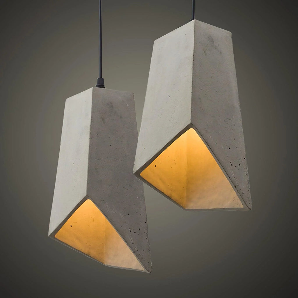 Pendant Light | Industrial Cement & E26/E27 Socket | 140 cm Cable