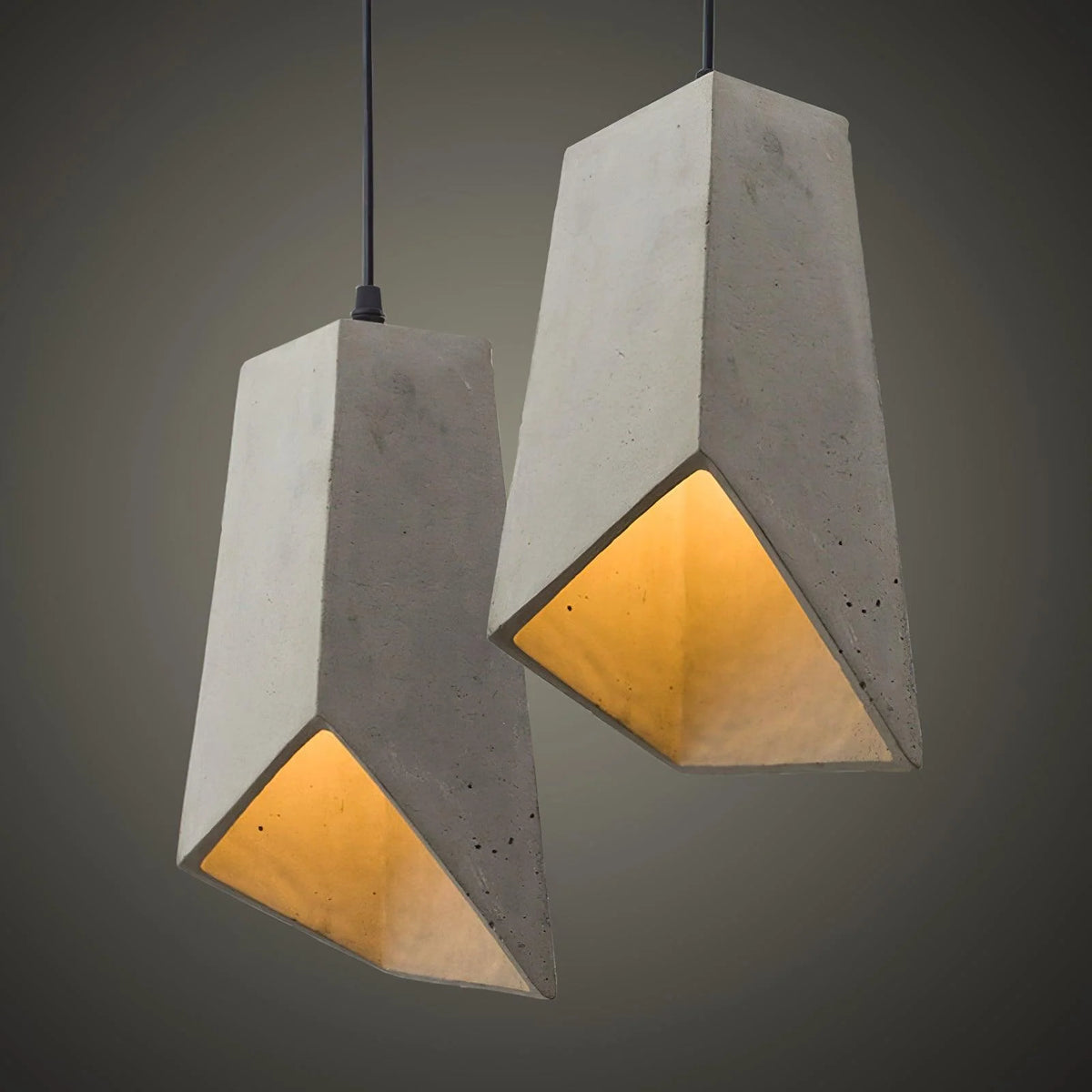 Pendant Light | Industrial Cement & E26/E27 Socket | 140 cm Cable