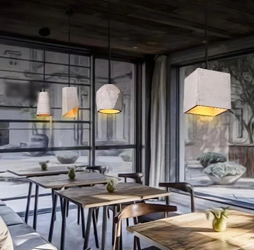 Pendant Light | Industrial Cement & E26/E27 Socket | 140 cm Cable