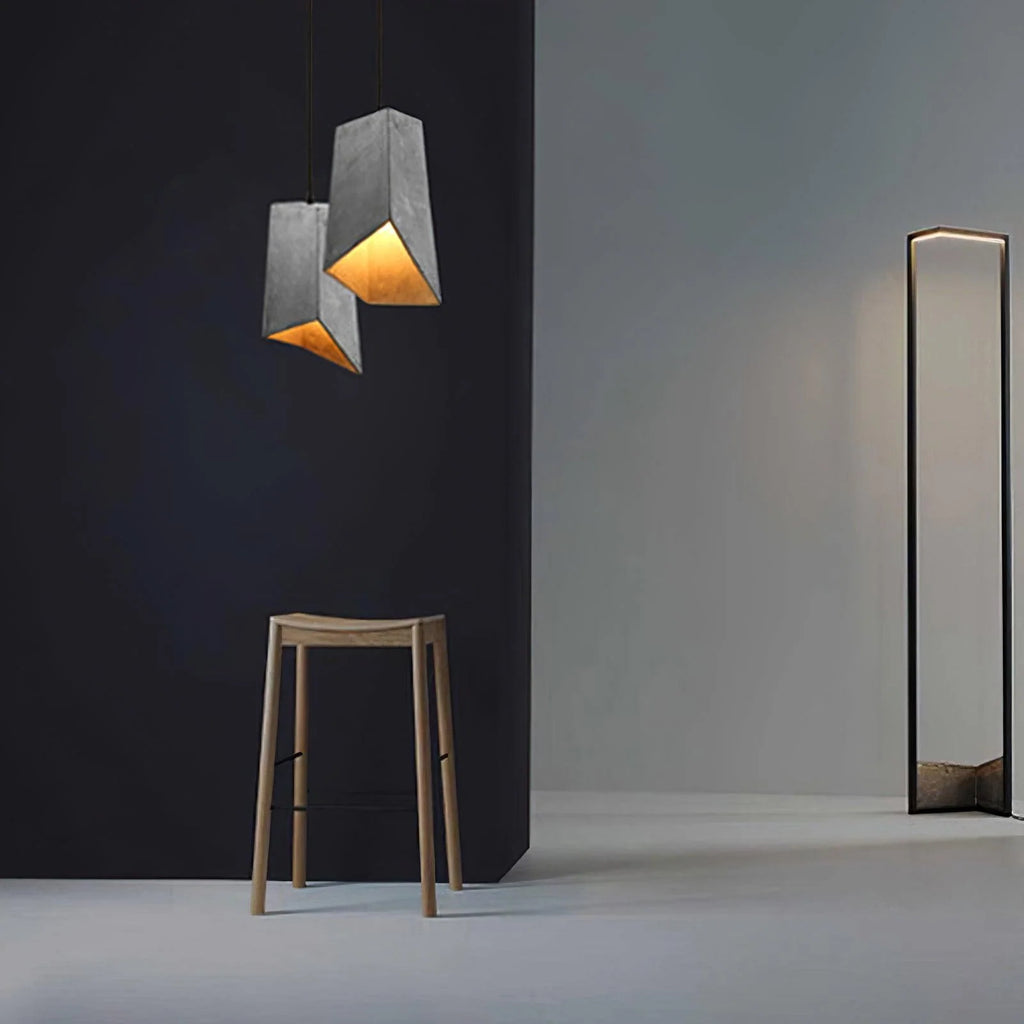 Pendant Light | Industrial Cement & E26/E27 Socket | 140 cm Cable