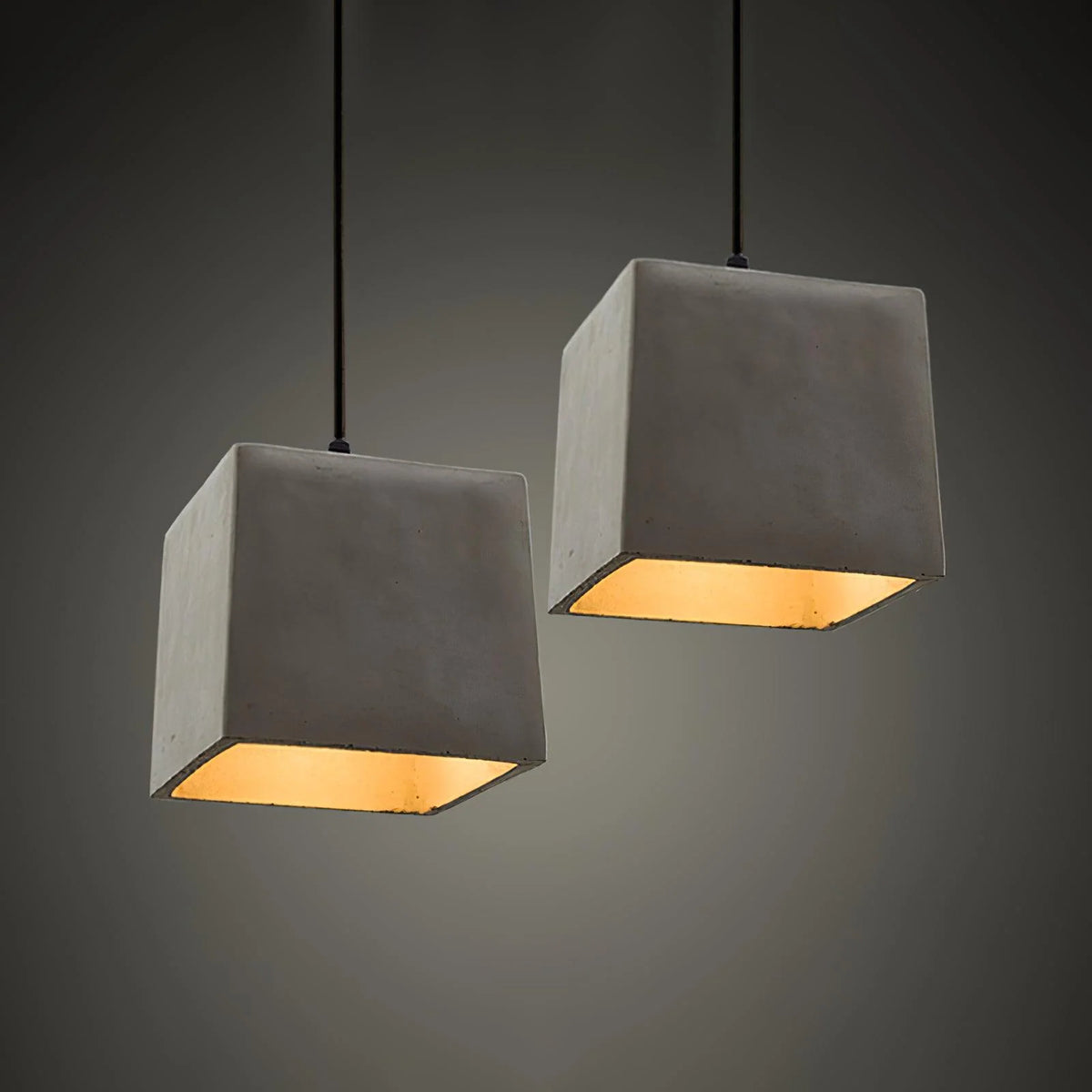 Pendant Light | Industrial Cement & E26/E27 Socket | 140 cm Cable