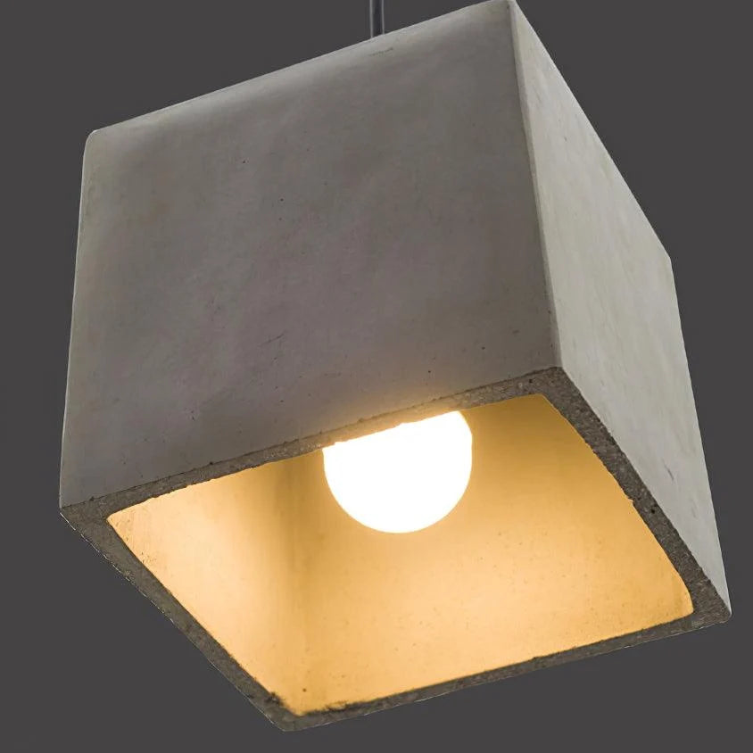 Pendant Light | Industrial Cement & E26/E27 Socket | 140 cm Cable
