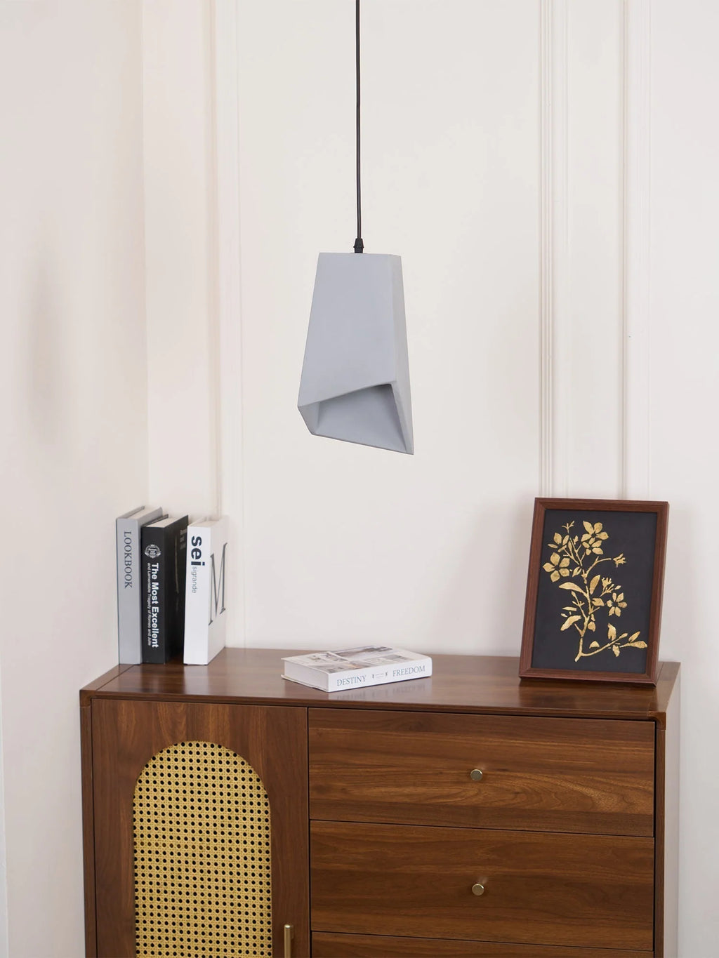 Pendant Light | Industrial Cement & E26/E27 Socket | 140 cm Cable