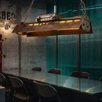 Pendant Light | Industrial Steampunk Bronze Finish & Adjustable Chain