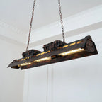 Pendant Light | Industrial Steampunk Bronze Finish & Adjustable Chain