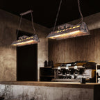 Pendant Light | Industrial Steampunk Bronze Finish & Adjustable Chain