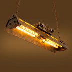 Pendant Light | Industrial Steampunk Bronze Finish & Adjustable Chain
