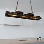Pendant Light | Industrial Steampunk Bronze Finish & Adjustable Chain