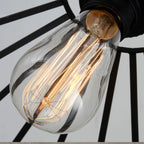 Pendant Light | Iron & Rope Dome Warm LED Included | Adjustable Cord 60–120 cm