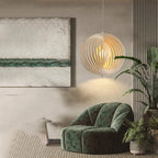 Pendant Light | Japanese-Inspired LED & Wood Shade