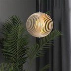 Pendant Light | Japanese-Inspired LED & Wood Shade