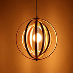 Pendant Light | Japanese-Inspired LED & Wood Shade