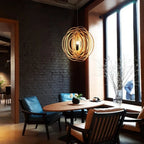 Pendant Light | Japanese-Inspired LED & Wood Shade